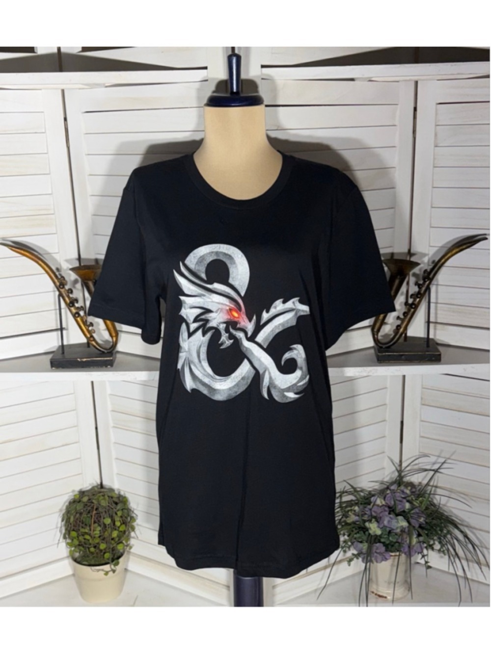 Dungeons & Dragons Honor among Thieves black cotton T-shirt gaming graphics M